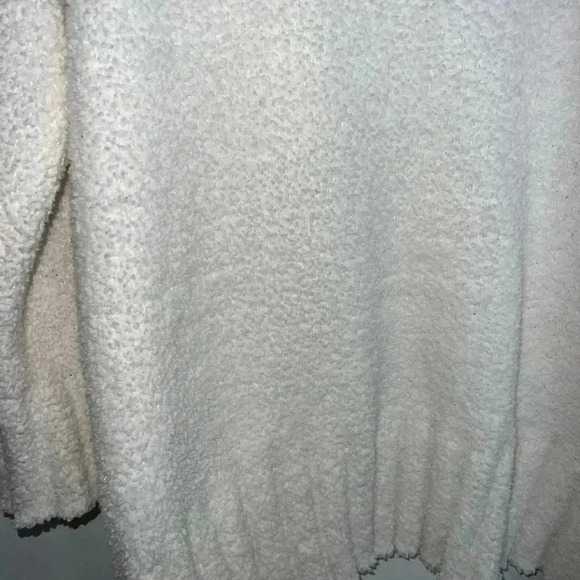 Lilly Pulitzer Basia Textured Cozy Cardigan in Coconut Cream Ivory - Picture 12 of 13